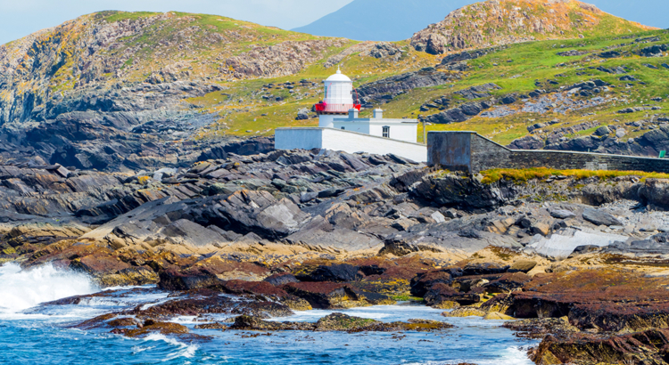 Irland Valentia Island Leuchtturm